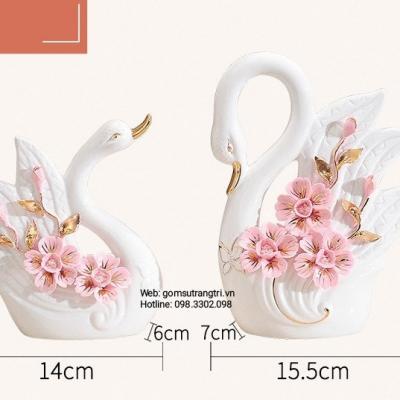 Tượng Đôi Thiên Nga Hạnh Phúc